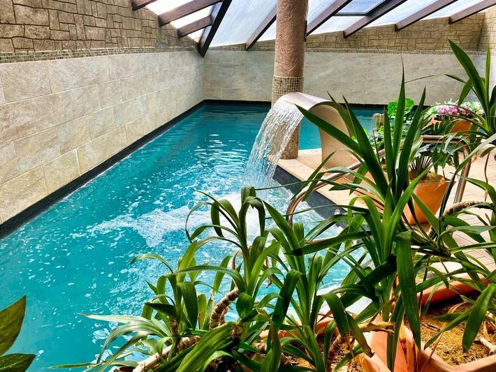 Apartamento de vacaciones para 5 personas, con jardín además de jacuzzi y piscina - 1