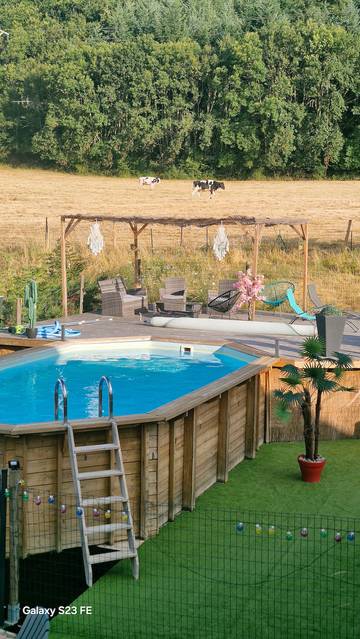 Gîte pour 15 personnes, avec jardin et jacuzzi, animaux acceptés à La Chapelle-d'Alagnon