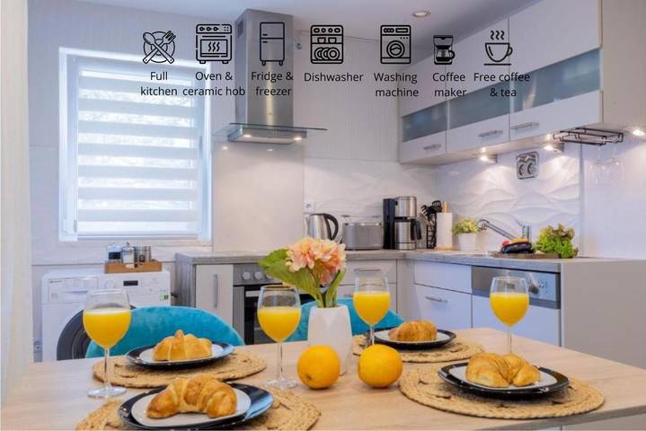 Ferienwohnung für 4 Personen, mit Balkon und Terrasse sowie Garten und Ausblick in Schiffweiler - 4