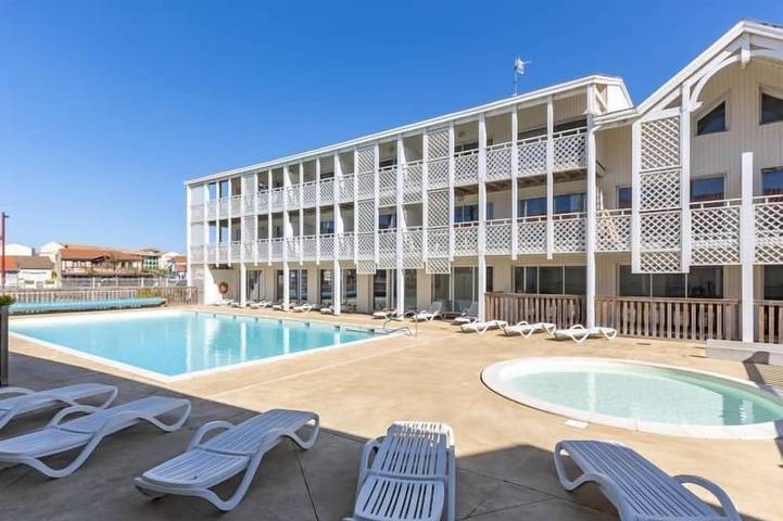 Ferienwohnung für 4 Personen, mit Pool in Mimizan Plage