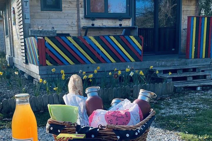 Chalet pour 8 personnes, avec piscine ainsi que terrasse et jardin