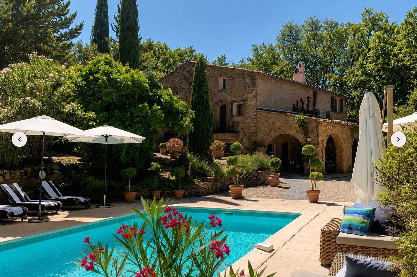 Le Mas de Villecroze - Belle piscine extérieure in Villecroze, Region de Draguignan