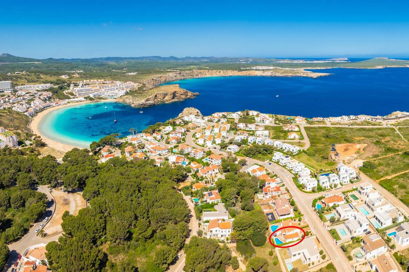 Villa für 6 Personen mit Garten in Arenal d'en Castell, Es Mercadal