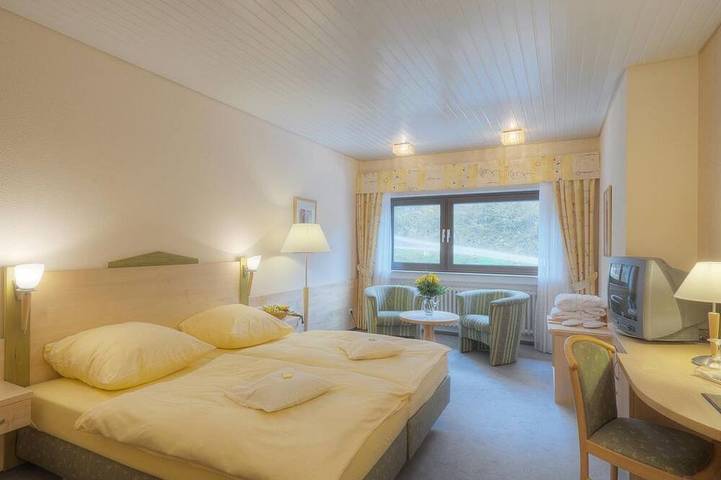 Location de vacances pour 3 personnes, avec terrasse et piscine ainsi que jardin et sauna à Bollendorf - 4