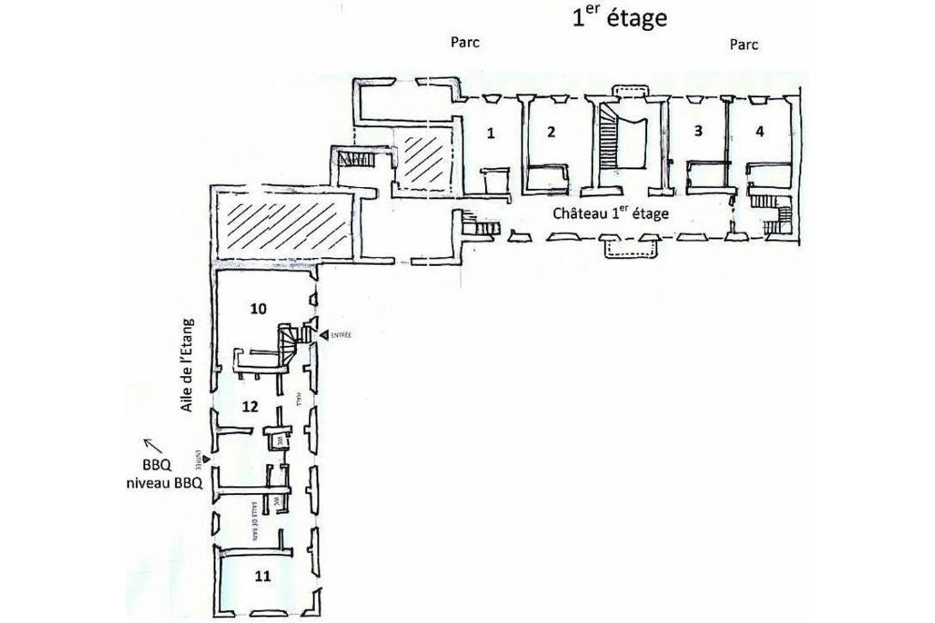 Château pour 35 personnes avec sauna in Ciney, Région de Namur