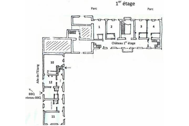 Gîte pour 35 personnes, avec terrasse ainsi que sauna et jardin, animaux acceptés à Ciney - 2