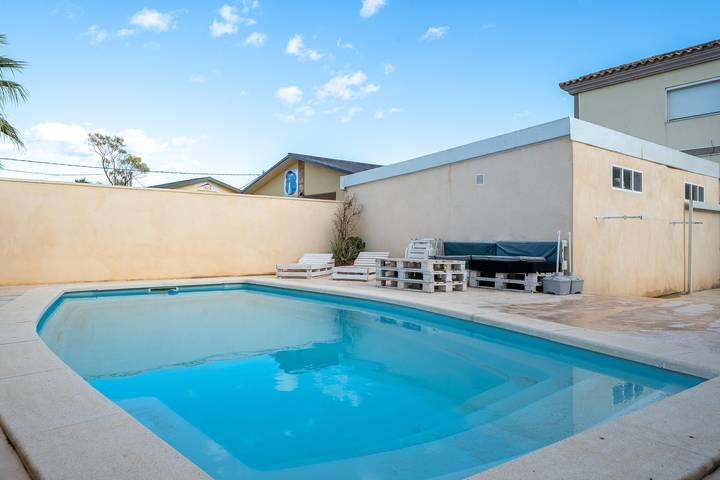Ferienhaus "de l'avi" mit Pool, Garten und Wlan in Camarles, Delta de l'Ebre