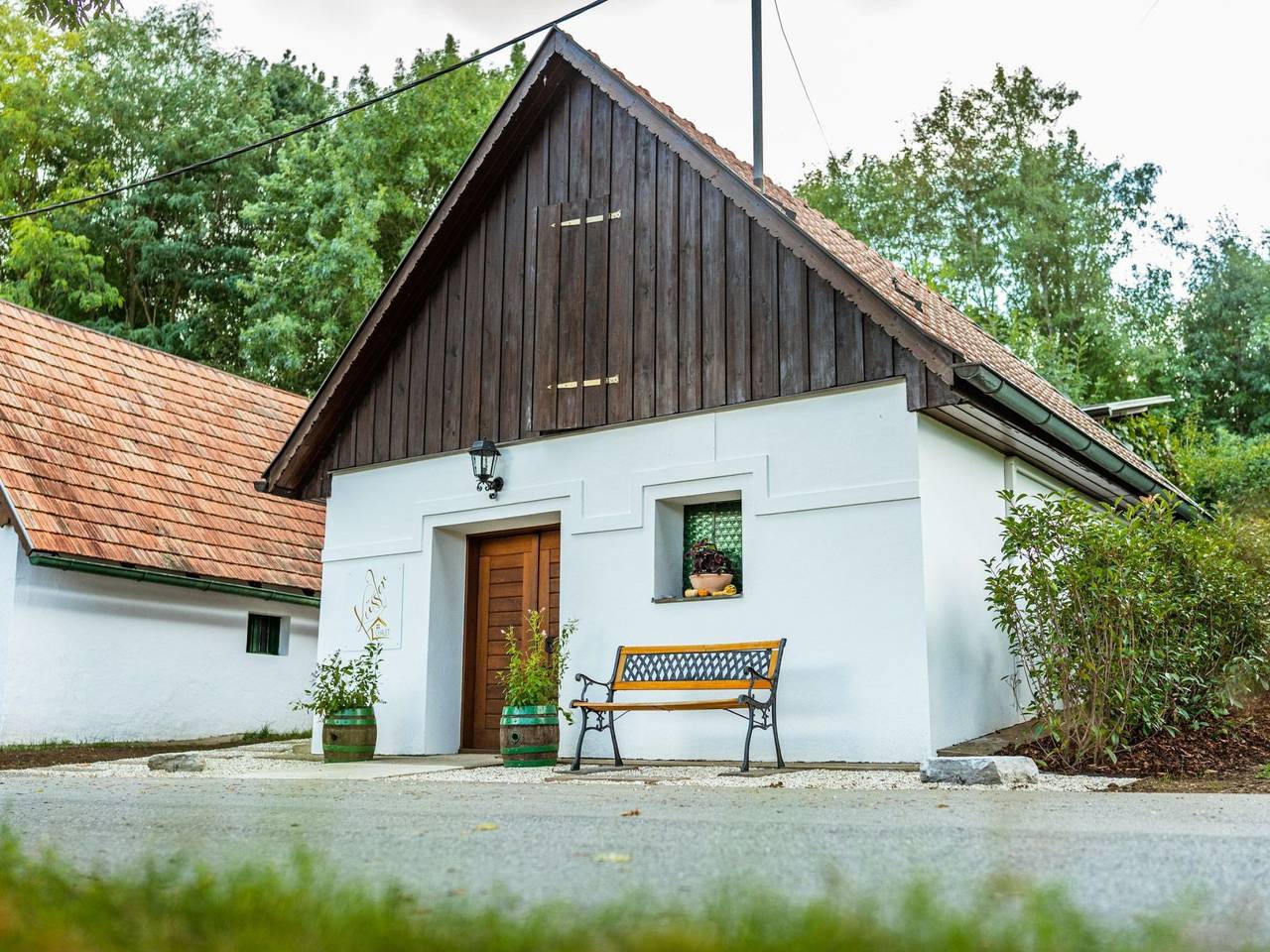 Weinfass-Chalet für 4 in Grub an der March in Grub an der March, Niederösterreich