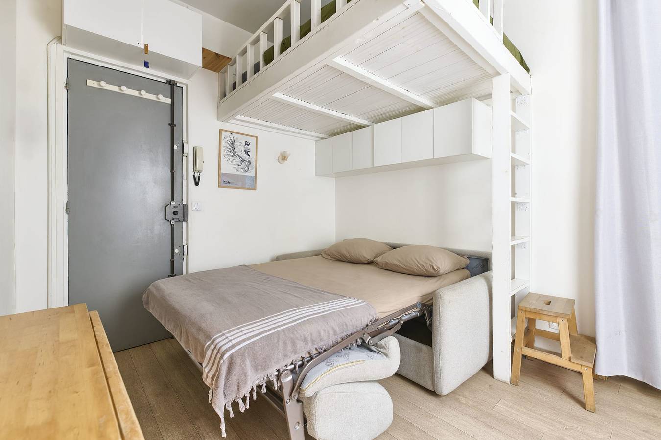 Studio entier, Opéra · 9e · Studio cosy avec mezzanine – géré par Mey Agency in Paris, Île de France