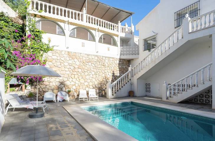 Ferienhaus 'Moderne Villa mit privatem Pool' mit Meerblick, WLAN und Klimaanlage in La Cala de Mijas, Mijas