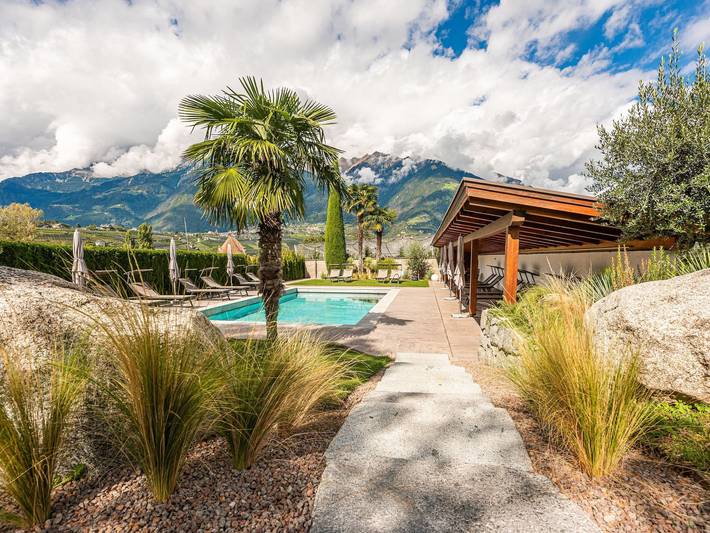 Ferienwohnung für 2 Personen, mit Pool und Garten in Meran - 4