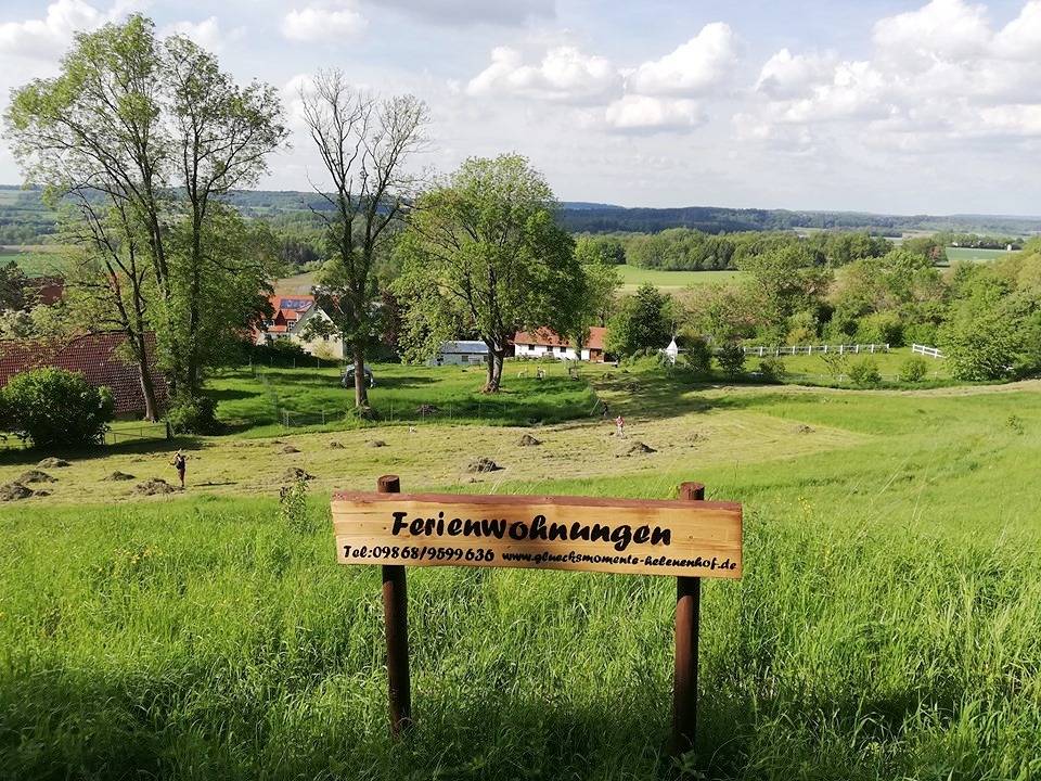 Glücksmomente-Helenenhof - Gemütliche Ferienwohnung (40m²) für maximal 3 Personen in Schillingsfürst, Romantische Straße
