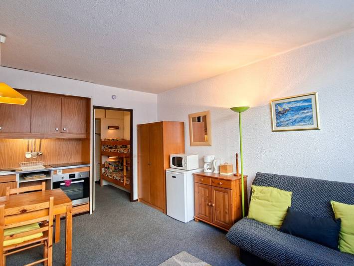Ganzes Studio, Geräumiges Studio für 4 in der Nähe der Pisten in Flaine, Arâches-la-Frasse