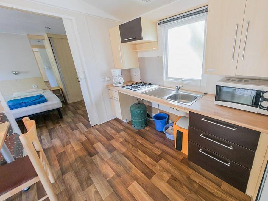 Camping la Ferme - Mobilheim 4 personen - Helios Pmr in Saint-Augustin, Côte de Beauté