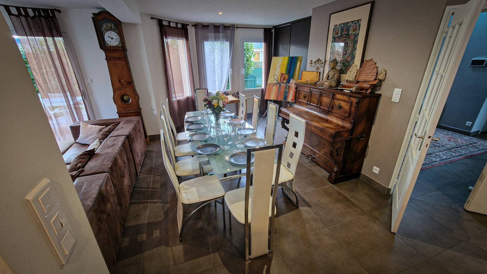 Modern villa 200 m from the beach with Wi-Fi in Saint-Vaast-la-Hougue, Cherbourg region