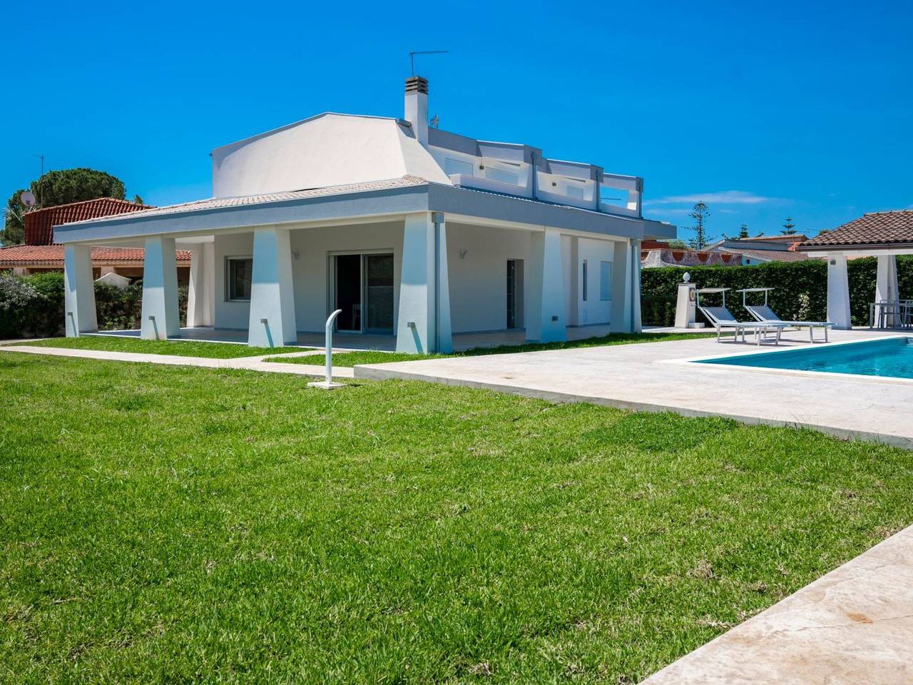 Für 10 Personen an der Küste Siziliens in Cassibile, Siracusa