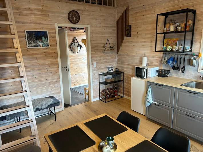 Ferienhaus für 4 Personen, mit Garten und Ausblick sowie Sauna, mit Haustier in Lappland (Schweden) - 2