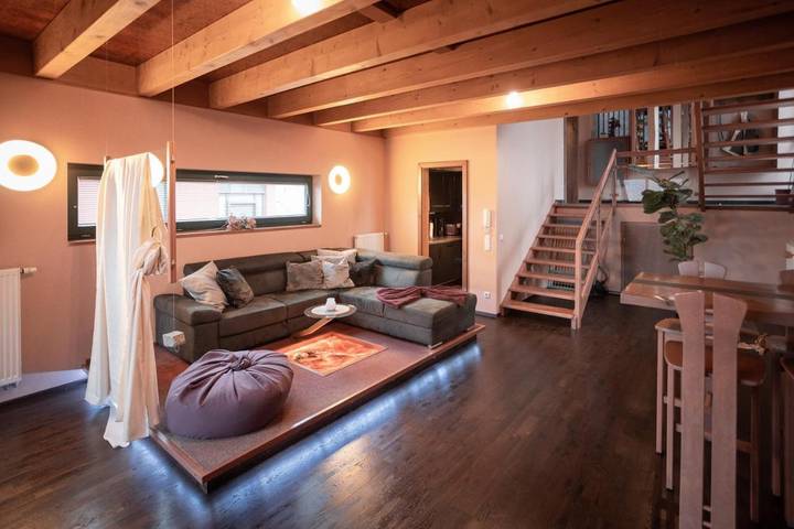 Chalet für 4 Personen, mit Balkon und Whirlpool sowie Terrasse und Garten in Viechtach - 3