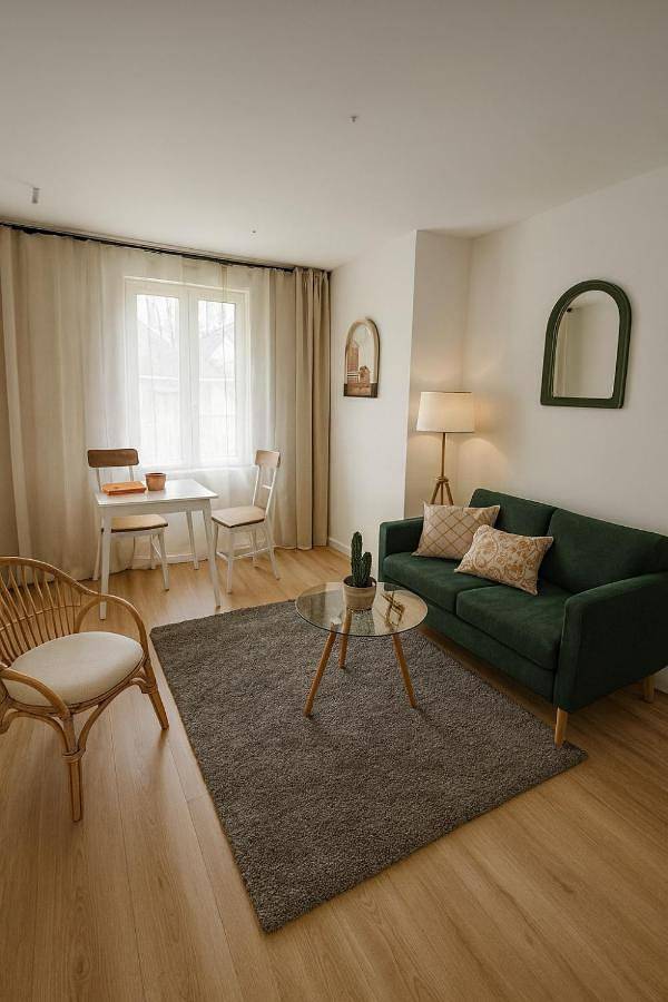 Gîte pour 4 personnes, avec vue et terrasse à Méru