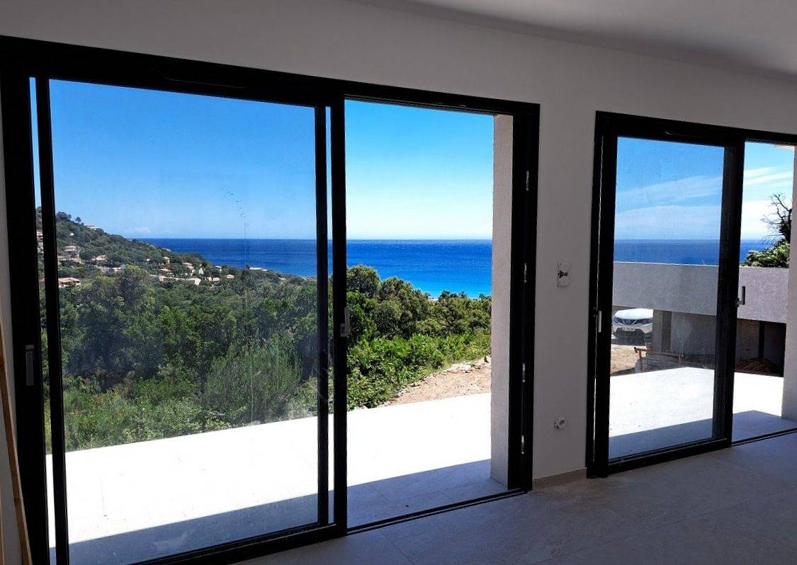A Tarco, villa piscine privée, terrasses vue mer, 2 chambres in Conca, Arrondissement de Sartène