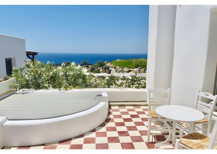 Location de vacances pour 4 personnes, avec jardin et balcon, adapté aux familles dans Milos - 2