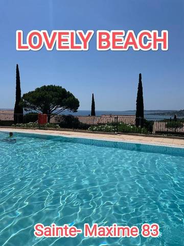 Gîte pour 4 personnes, avec terrasse ainsi que piscine et vue dans Plage Des Elephants