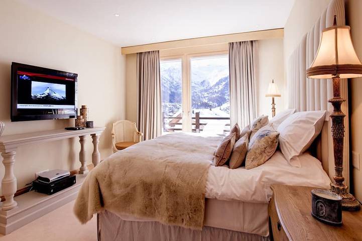 Chalet für 12 Personen, mit Sauna und Balkon sowie Whirlpool und Garten in Zermatt - 4