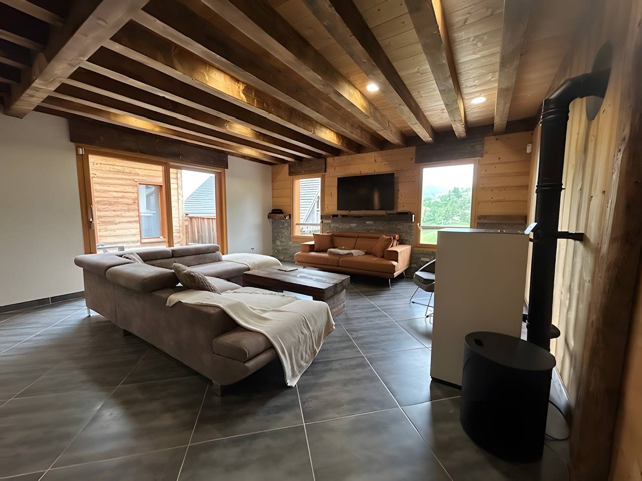 Chalet « Saint Sorlin » avec vue sur la montagne, terrasse privée et Wi-Fi in Saint-Sorlin-d'Arves, Région de Saint-Jean-de-Maurienne