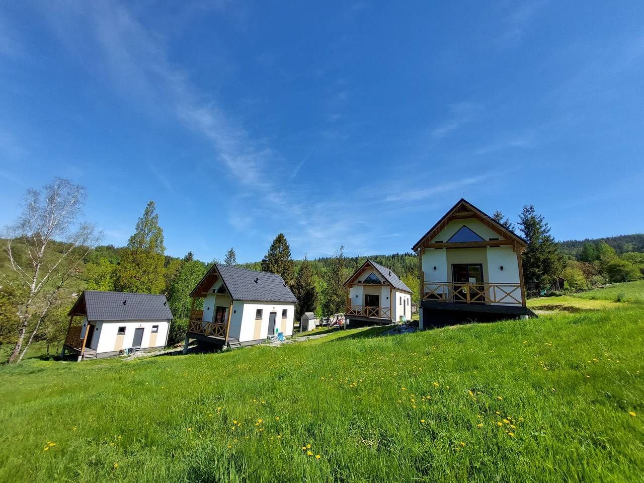 Chatka pod Górką in Wisła, Karpaten (Polen)
