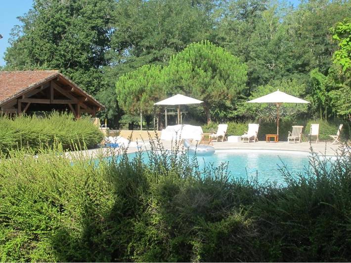 Maison de vacances pour 6 personnes, avec Terrasse ainsi que Jardin et Piscine