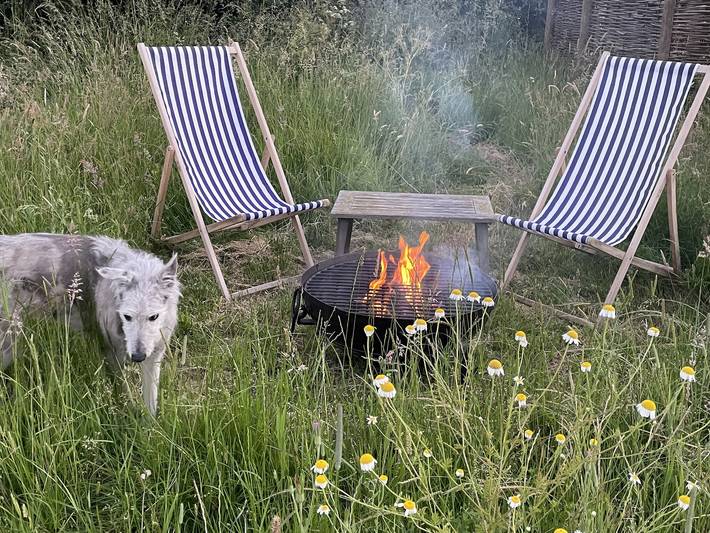 Hütten in Oxfordshire mit Hot Tub & Wiesenblick in Oxfordshire