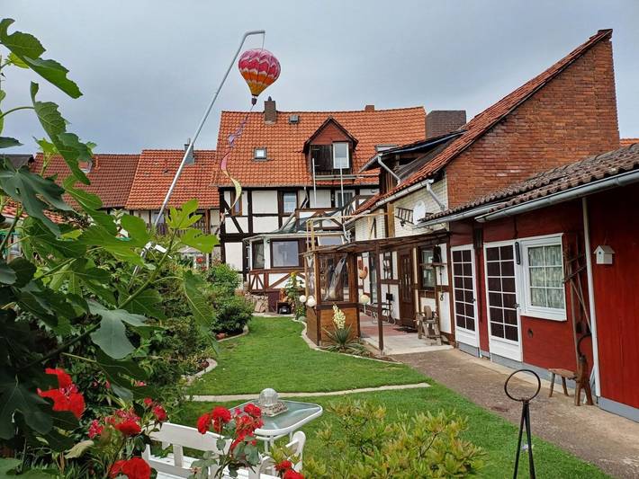 Ferienwohnung, mit Garten