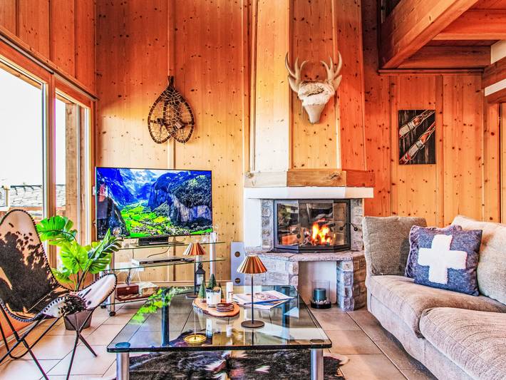 Location de vacances pour 8 personnes, avec balcon et jardin à Nendaz - 4