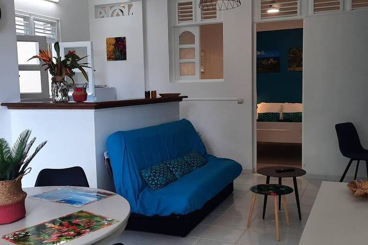 Appartement de vacances pour 2 personnes, avec jardin et vue, animaux acceptés