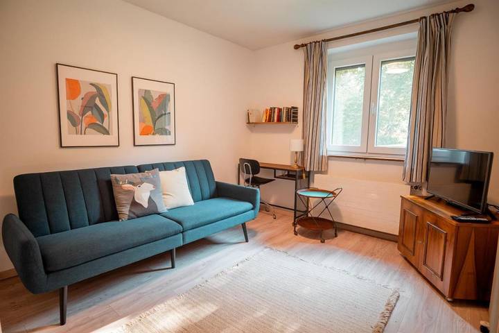 Ferienwohnung für 5 Personen, mit Seeblick und Terrasse