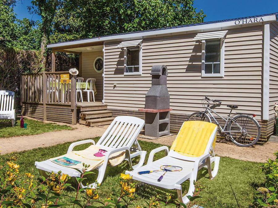 Camping Port de Plaisance - Mobilhome 5 personnes - Mobil-home | Classic | 2 Ch. | 5 Pers. | Terrasse simple | 1 Sdb | Tv in Clohars-Fouesnant, Région de Quimper