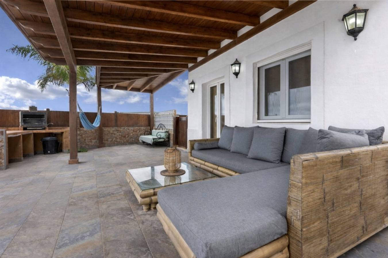 Villa del Relax con vista mare, piscina e Wi-Fi in Geafond, La Oliva