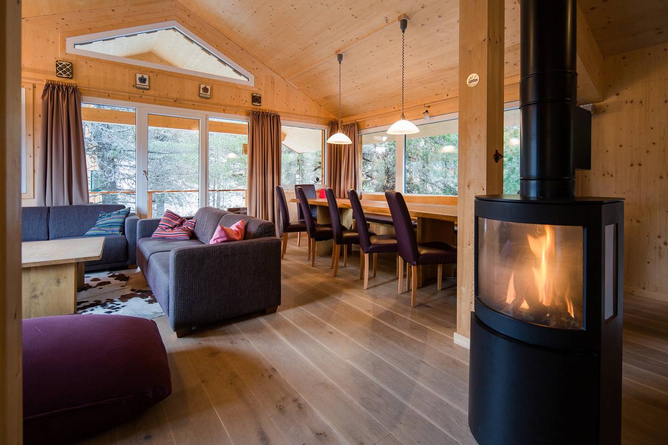 Ferienhaus # 23 mit Ir-Sauna und Whirlpool innen in Stadl-Predlitz, Turracher Höhe