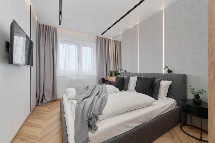 Apartamento entero, Stylish Apartment | Air Conditioning, Balcony and Parking in Jagodno, Breslavia