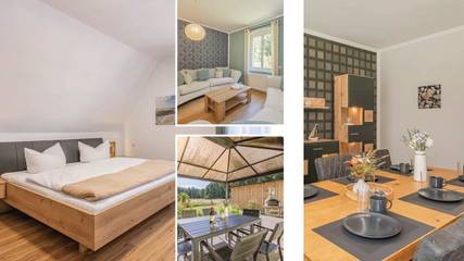 Ferienhaus für 6 Personen, mit Garten und Ausblick in Garz