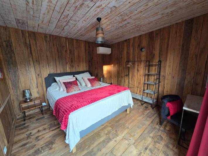 Chalet pour 2 personnes, avec Terrasse ainsi que Jardin et Vue