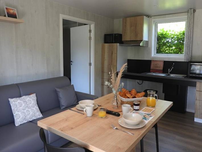 Sunêlia Camping les Nids du Lac - Mobilheim 4 personen - Mobiwood 40 Pmr - 2 Schlafzimmer in Sanchey, Épinal und Umgebung