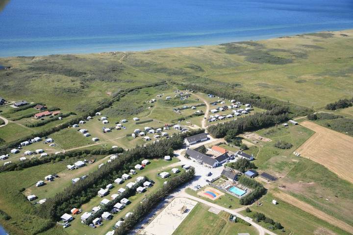 Camping für 7 Personen, mit Balkon und Terrasse sowie Pool in Dänemark