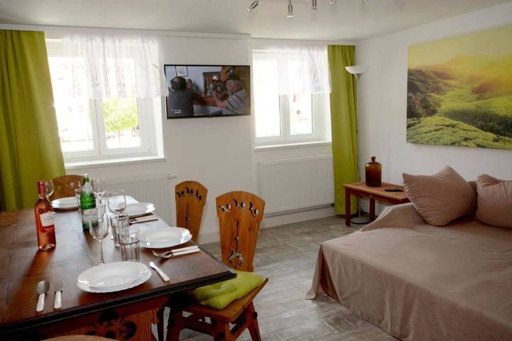 Ferienwohnung für 5 Personen, mit Terrasse und Garten sowie Ausblick in Festung Königstein - 4