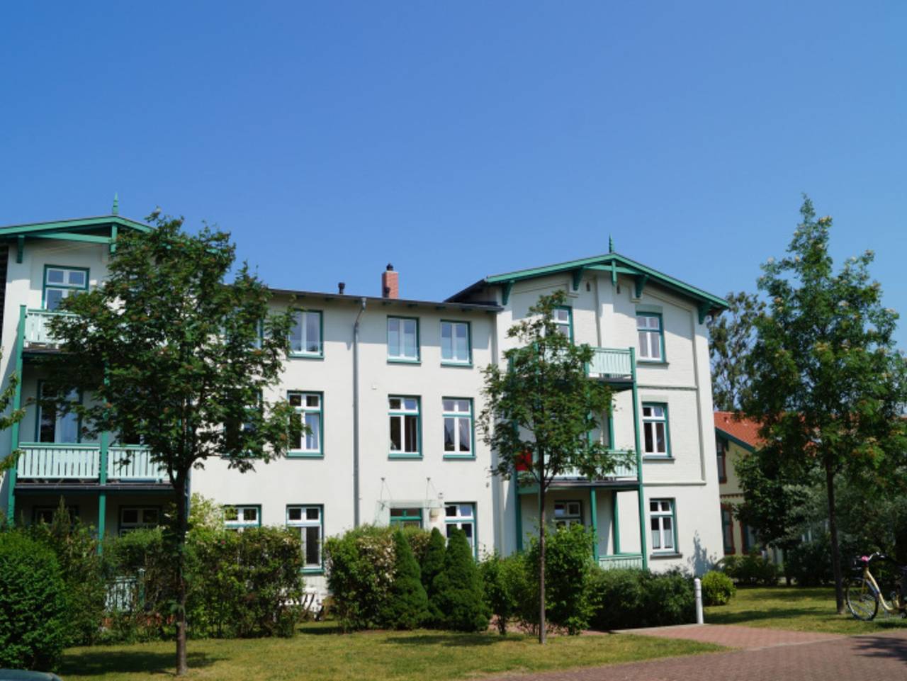 Ganze Ferienwohnung, Villa Cecilie - 500 m bis zum Strand - Ferienwohnung Villa Cecilie in Graal-Müritz, Rostock und Umgebung