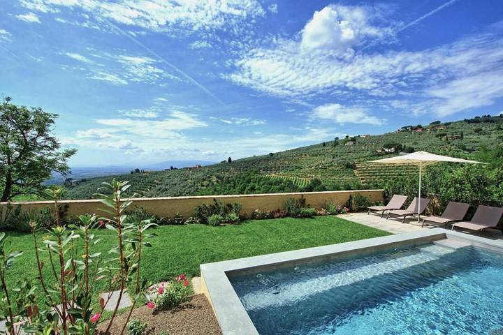 Villa pour 4 personnes, avec jardin ainsi que vue et piscine à Vinci - 2
