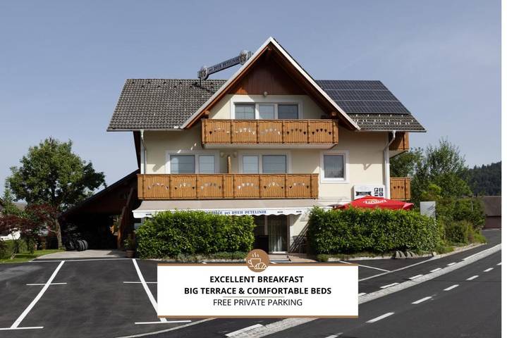 BnB für 4 Personen, mit Garten und Ausblick, mit Haustier in Bled