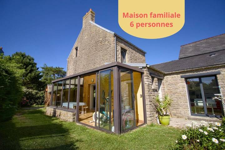 Maison de vacances pour 6 personnes, avec jardin, animaux acceptés