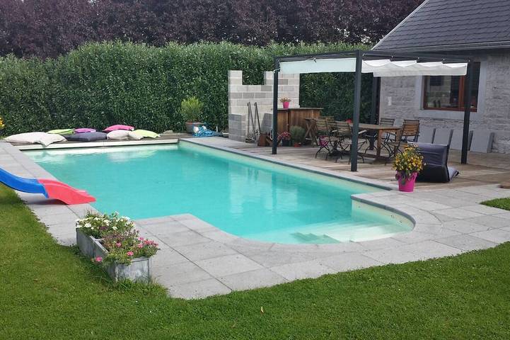 Maison de vacances pour 9 personnes, avec piscine