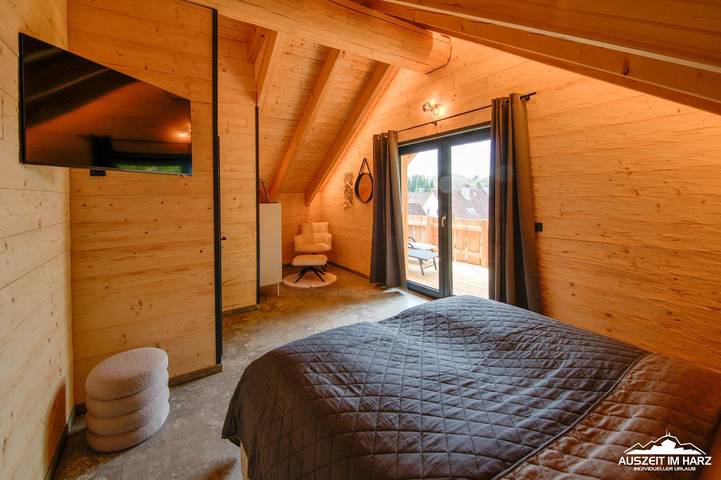 Ferienhaus für 6 Personen, mit Balkon und Terrasse sowie Garten und Sauna in Westharz - 4